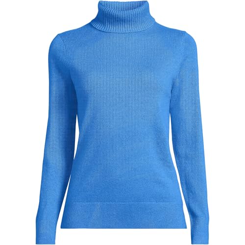 Lands' End Women's Cashmere Turtleneck Sweater4