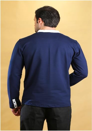 Bright Moon Men's Polo Shirts - Durable Ribbed Collar, Tagless Design | Stretchy Short Sleeve Polo Shirt - Image 4