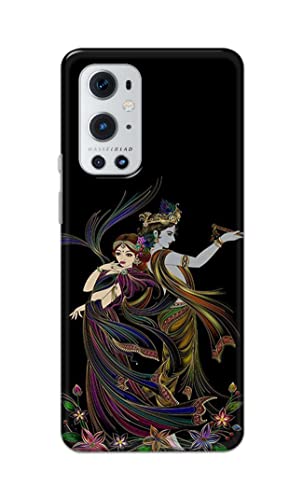 Image of Lord Radha and Krishna Hard Back Case Cover for OnePlus 9 Pro Back Cover -(J5) VNS2223