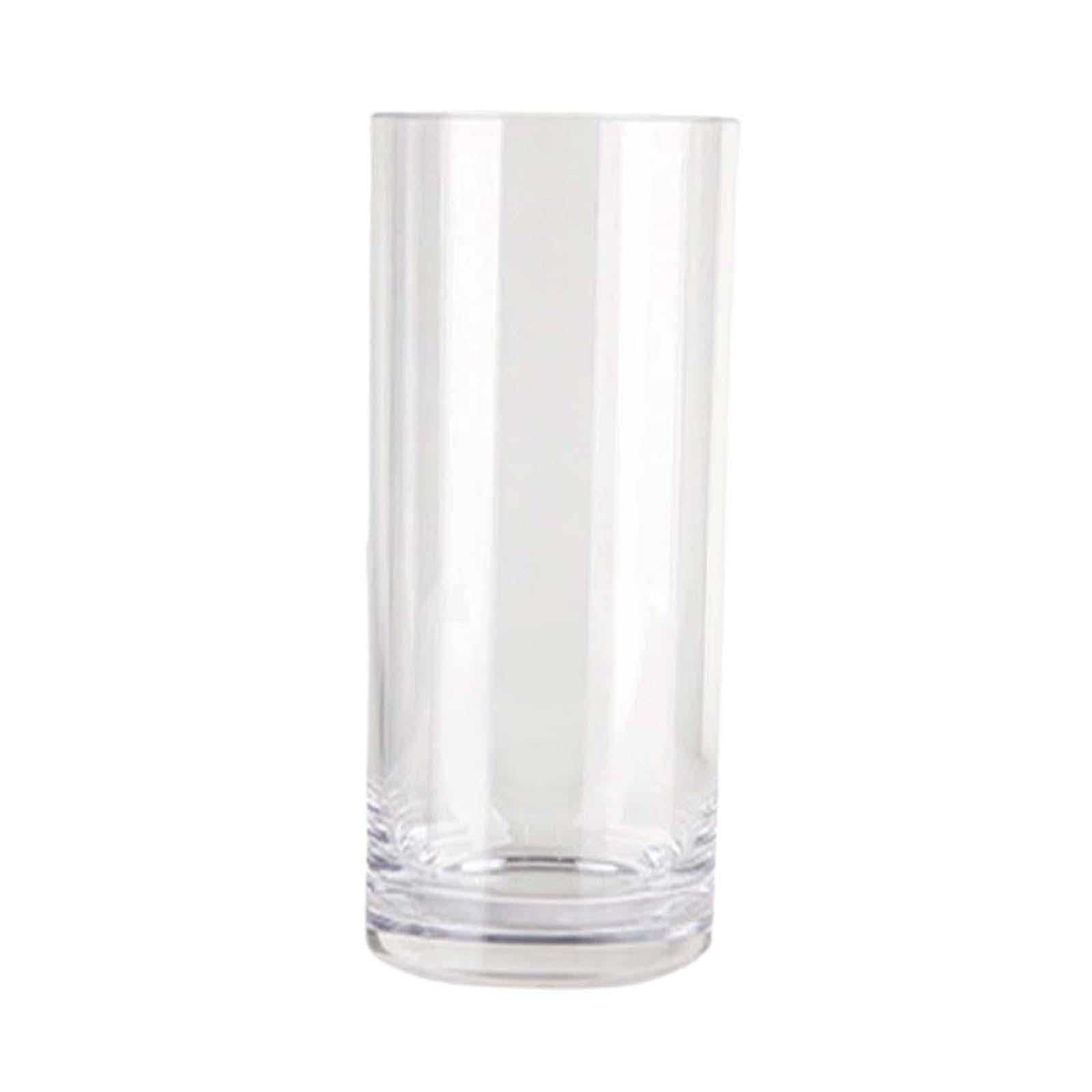 QIXCXAZ Sophisticated Clear Acrylic Flower Vase Unique Cylinder Shape For Wedding Decor And Elegant Home Interiors Plant Vase Holder Indoor Decorative Dinner