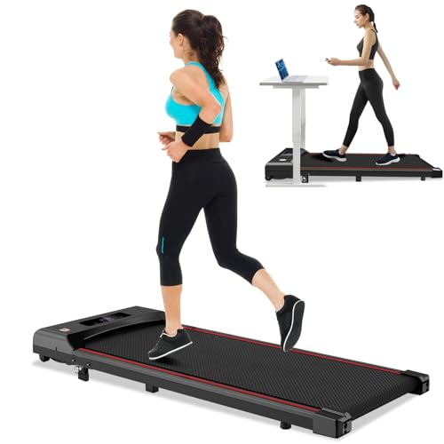 Cinta de Correr Plegable con Inclinación - 3.0HP Sin Manillar, 6% Pendiente, 120kg Carga, Mando, para Casa y Oficina