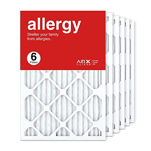 AIRx Filters 16x24x1 Air Furnace Filter MERV 11 Allergy, Dust, & Pet Dander(6-Pack), Pleated Replacement Filter, HVAC AC Filter Made in USA (Actual Size: 15.50 x 23.50 x 0.75 in) by AIRx Filters - Used condition - US$33.66