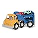 Wonder Wheels by Battat - Camion per auto - Camion giocattolo con 2 auto giocattolo per bambini di età compresa tra 1 e più (3 pz) - 100% riciclabile, multicolore