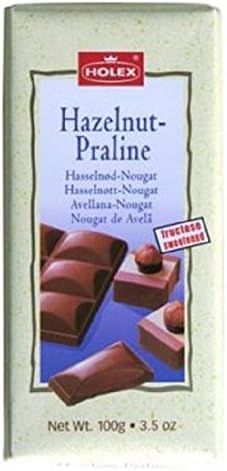Holex Diabetic Hazelnut Milk Chocolate 100g (Pack of 10)