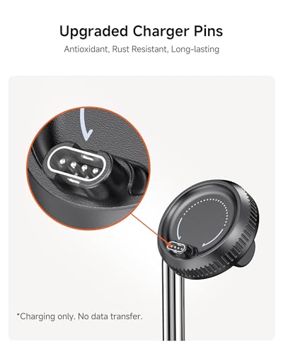 SwanScout Charger Stand for Garmin Watch Forerunner 255/165/55, Vivoactive 6/5, Instinct 3/2, Fenix, Tactix, Approach, Quatix Series and for Multiple Garmin Watch Devices, SwanScout 505GM (Black) - Image 3