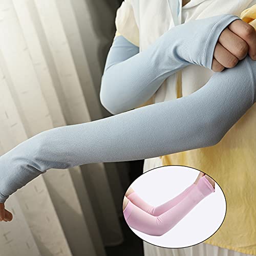 Hellery 1 paar UV-zonbescherming Armmouwen Ice Silk Tattoo Cover-up voor mannen Dames Koeling Sportmouw voor voetbal… - Image 7
