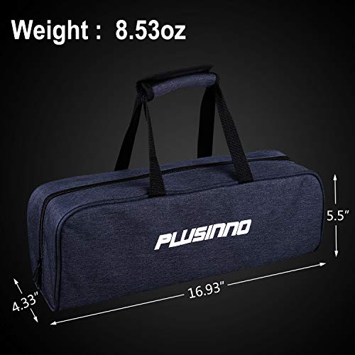 PLUSINNO Angelset Angelrute und Angelrolle Set Kohlefaser Teleskoprute mit Stationärrolle Angelschnur Angelköder Set… – Bild 8