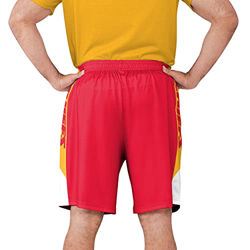Image of FOCO NFL Mens NFL Team Logo Side Stripe Training Shorts