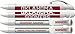 University of Oklahoma Sooners Greeting Pen Rotating Message Pens - 4 Pack (8009) Officially Licensed Collegiate Product