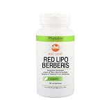 Laboratori Bio Line - Berberina Complex Red Lipo Berberis in Compresse (3 Mesi) Integratore di Barberina e Monacolina K da Riso Rosso Fermentato, Integratore con Berberina (90 Compresse)
