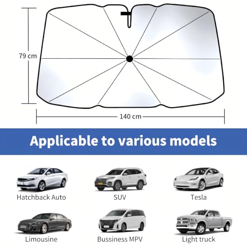 Parasol coche delantero para Acura RDX ideal para mantener el salpicadero fresco al aparcar 4