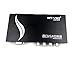Duttek 4-Port VGA Switch 4 Ports 4-in 1-Out VGA and Video Metal Splitter Amplifier Switch Adapter for LCD PC TV Monitor Sharing
