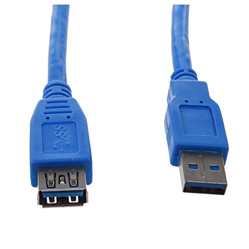 SODIAL (R) 1Metro Blu Cavo di estensione maschio a...