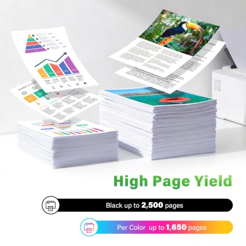 Image of 936XL 936 Ink Cartridges with Chip Replacement for 936 936XL Ink Cartridges Combo Pack for OfficeJet Pro 9117b 9110b 9120b 9130b 9120 9122 9123 9125 9130 9720 9730 Printers (with chip, 4 Pack)