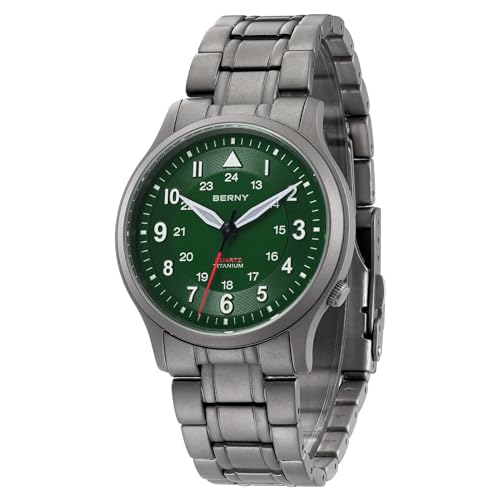 BERNY Titanium Field Watch Quartz