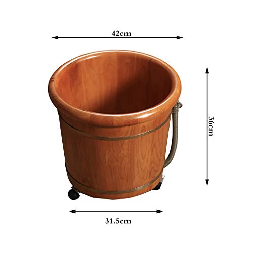 Tina de pie madera Katzowen sin cubierta 36 cm miniatura 7