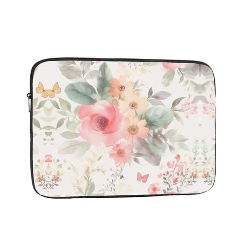 Funda protectora para laptop 12 pulgadas con diseño floral miniatura 1