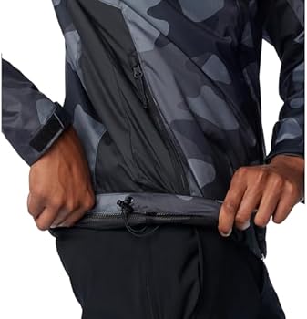 Columbia Inner Limits 3 herenjas, waterdichte regenjas, kano, zwart, tabak, M