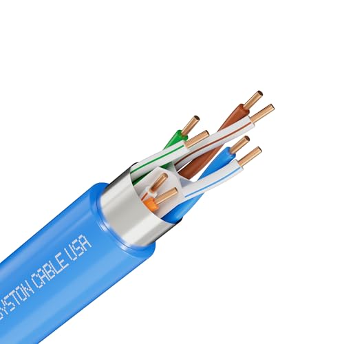 Cable de red Syston Cat 6E Ethernet 50 FT Shielded miniatura 1