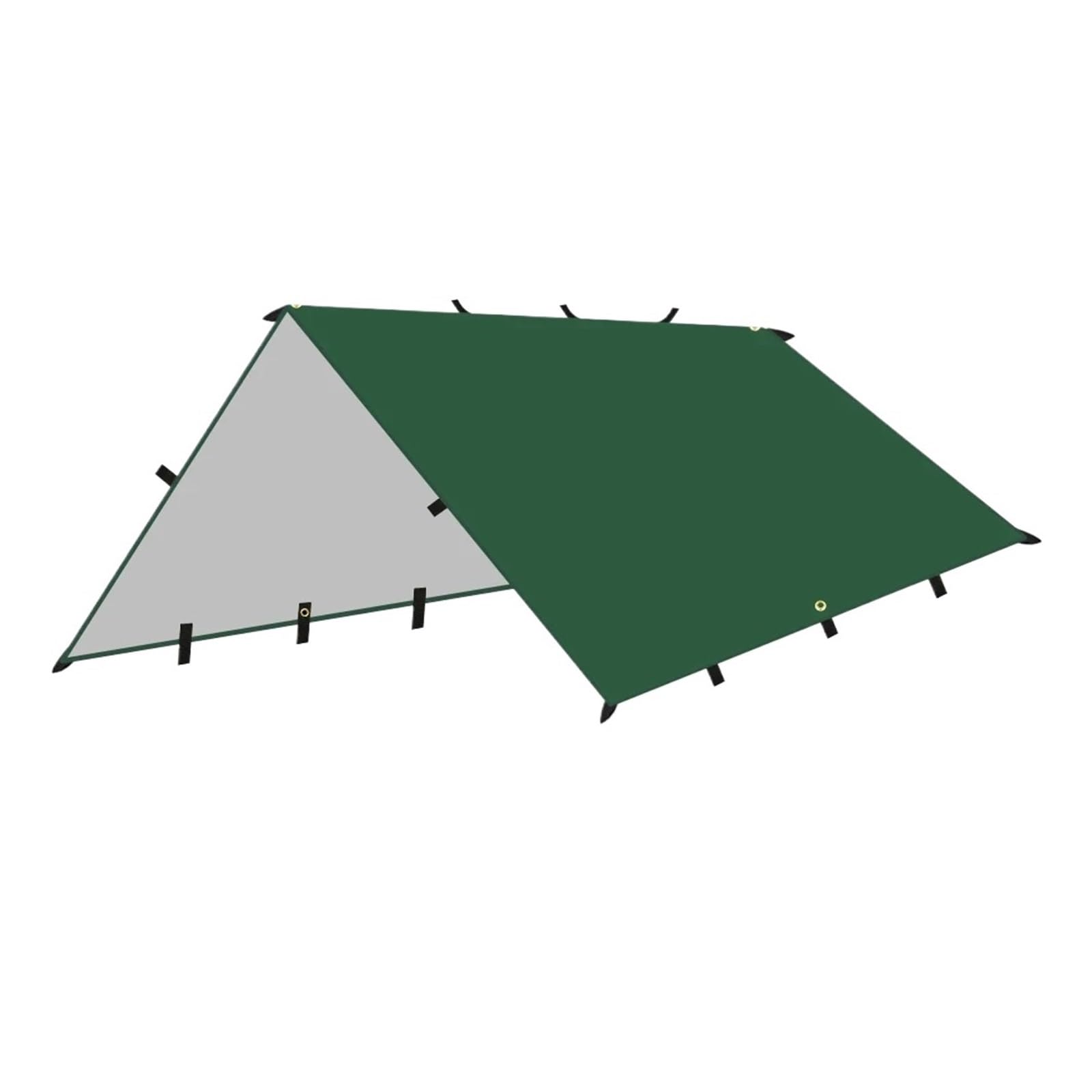 Bâche imperméable de Survie Bushcraft, abri Solaire, Tente d'ombrage Plage, auvent extérieur, Touristique randonnée