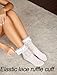 Avidlove Lace Ruffle Frilly Ankle Socks for Women-Fashion Ladies Princess Lace Ankle Socks
