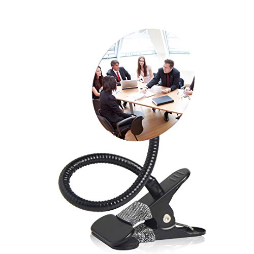 Eapele 3.5” Clip On Office Desk Security Mirror Convex Round for Cubicle Computer Monitor Personal Safety