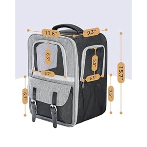 PETEPELA-Cat-Backpack-Pet-Carrier-Backpack-for-Dogs-and-Cats-Puppies-Fully-Ventilated-Mesh-Safety-Features-and-Cushion-Back-Support-for-Travel-Hiking-Walking-Outdoor-Use - Cucciolini Doodles   PETEPELA-Cat-Backpack-Pet-Carrier-Backpack-for-Dogs-and-Cats-Puppies-Fully-Ventilated-Mesh-Safety-Features-and-Cushion-Back-Support-for-Travel-Hiking-Walking-Outdoor-Use