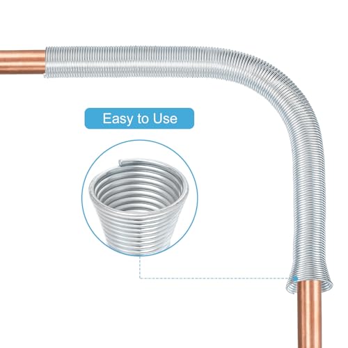 Ressort de courbure pour tuyau 1,6 cm afin de cintrer l'aluminium et l'acier uxcell
