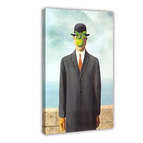 Toile The Son of Man Magritte pour sublimer la déco murale du salon