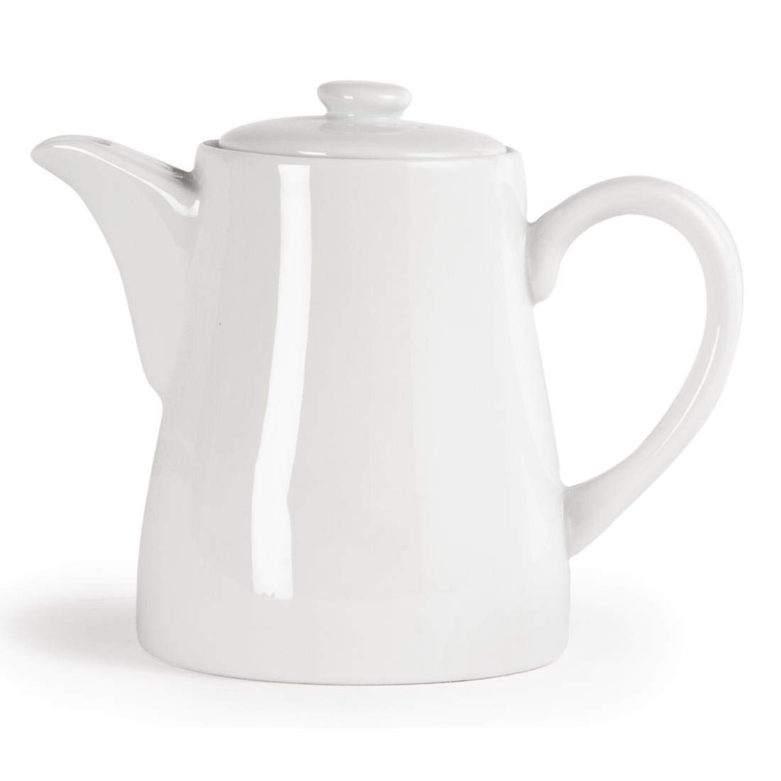 Olympia Whiteware Lot de 4 pots à café en porcelaine Passe au four 653 ml