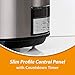 Crock-Pot Large 8-Quart Programmable Slow Cooker with Auto Warm Setting Black Stainless Steel
