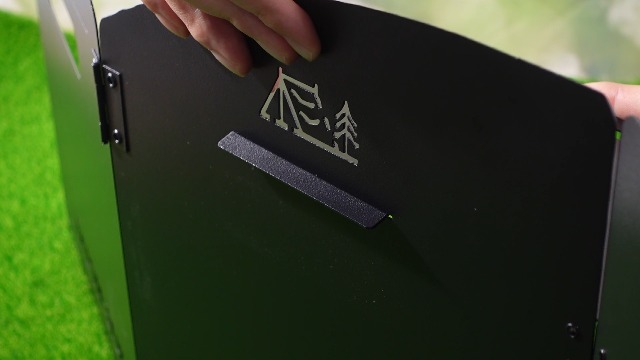 Camp Stove Wind Blocker Windscreen - 4 Plate Steel Windshield For Outdoor Cooking & Backpacking Camping Stove