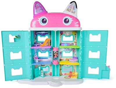 DREAMWORKS GABBY S DOLLHOUSE - LA CASA DE MUÑECAS DE Gabby - Casa de Muñecas de La Película de Gabby s Dollhouse con Figura + 16 Accesorios - 6074334 - Juguetes Niña 3 años + - Regalo Niña 3 años + - Juegos Infantiles