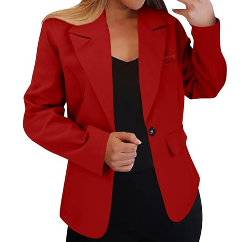Blazers for Women Casual Oversized Open Front Long Sleeve Jackets Work Office Business Suit Blazer 20252