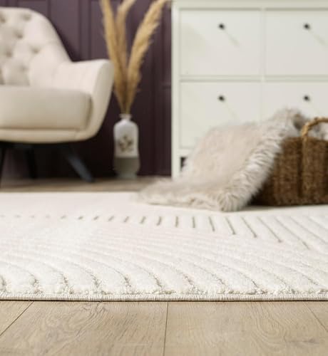 the carpet Everest - Moderner Kurzflor Teppich Hoch-Tief-Struktur, 3D-Effekt, weiche Oberfläche und hohe Flordichte… – Ansicht 4