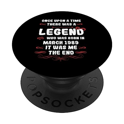 Érase una vez una leyenda. Marzo de 1989 Cumpleaños PopSockets PopGrip Intercambiable