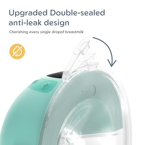 Image of MomMed S33 Wearable Breast Pump, Hands Free Double Electric, 6oz, BPA Free