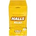 Halls Honey Lemon Cough Drops - with Menthol - 300 Drops (12 bags of 25 drops)