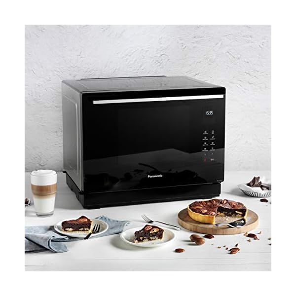 Panasonic NN-CF87LBBPQ 3-IN-1 Combination Microwave Oven with Flatbed, 1000 W, 31 Litres, Metallic Silver - Image 7