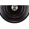 Le Creuset Signature Cast Iron Round Casserole, 30 cm - Matte Black Licorice