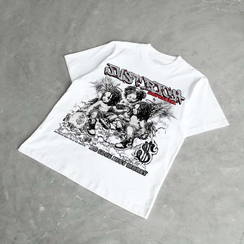 Image of DopeSkill Graphic Tee Streetwear Hip Hop Hypebeast Street Style Unisex T-Shirt Sneaker Colour Matching Shirts Swag Y2K Style