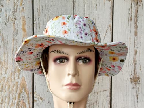 Image of Wide Brim Bucket Hat for Women Girl Men Boy