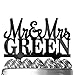 Sugar Yeti | Custom Personalized Mr & Mrs Wedding Cake Topper With Your Last Name Acrylic Cake Topper for Special Events