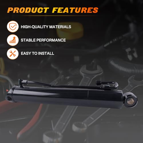 Image of 6586991 Hydraulic Bucket Tilt Cylinder Compatible with Bobcat Skid Steer Loader 853 Replace 6539075 6586991-A