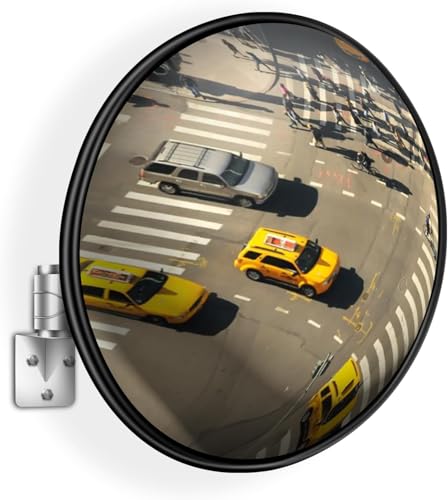 Convex Traffic Mirror - 24'' Outdoor and Indoor Driveway &