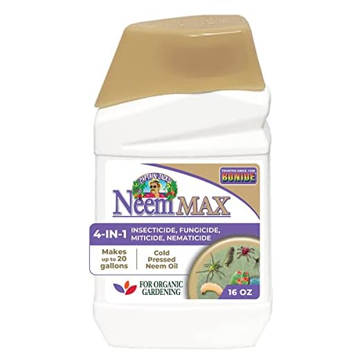 Bonide Captain Jack's Neem Max, 16 oz Concentrated Cold Pressed Neem Oil, Multi-Purpose Insecticide, Fungicide, Miticide, and Nematicide for Organic Gardening