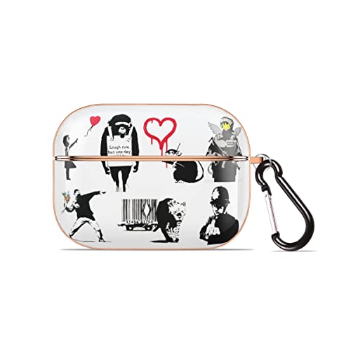 airpods pro2 P[X oNV[ Banksy 2 p Jo[ GA[|bY v 2 Airpods Pro 2[P[X Jrit CX[dΉ  n LN^[ ϏՌ y AirPods Pro 2 