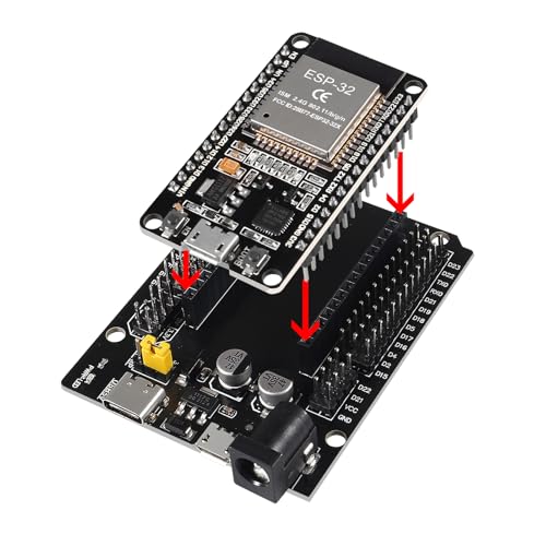 Image of 3 Set ESP32 ESP-32S WiFi Development Board NodeMCU ESP-WROOM-32 Microcontroller with ESP32 GPIO Breakout Board 30Pin Type-C Micro USB Dual Interface ESP32 Shield 30P Expansion Board