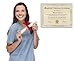 Better Office Products 100 Sheet Award Certificate Paper, Silver Foil Metallic Border, Ivory Letter Size Blank Paper, Diploma Certificates, Laser and Inkjet Printer Friendly, 8.5 x 11 Inches