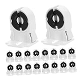 Ideal zum umrüsten vorhandener leuchtstoffröhren auf led-röhren, zur verbesserung der und des lichts, lampenfassung für die heimlampe, lampenröhrenfassung